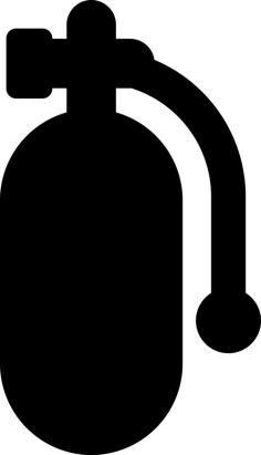 Oxygen Tube Line Art Illustration Svg, Free Vectors File